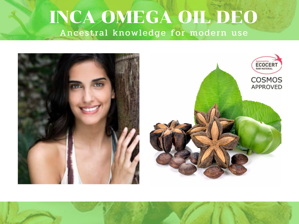 Inca Omega Oil DEO น้ำมันจากเมล็ดถั่วอินคาสกัดเย็น อุดมด้วยกรดไขมันโอเมก้า 3,6,9 รักษาความชุ่มชื้นแก่ผิวและปกป้องผิวจากรังสีUV 